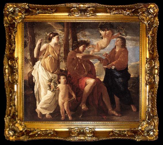 framed  Nicolas Poussin Inspiration of the Poet, ta009-2